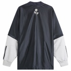 Adidas x Willy Chavarria Long Sleeve Jersey Top in Legend Ink/Light Grey Heather