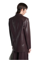 The Andamane Guia Blazer In Bordeaux Polyester