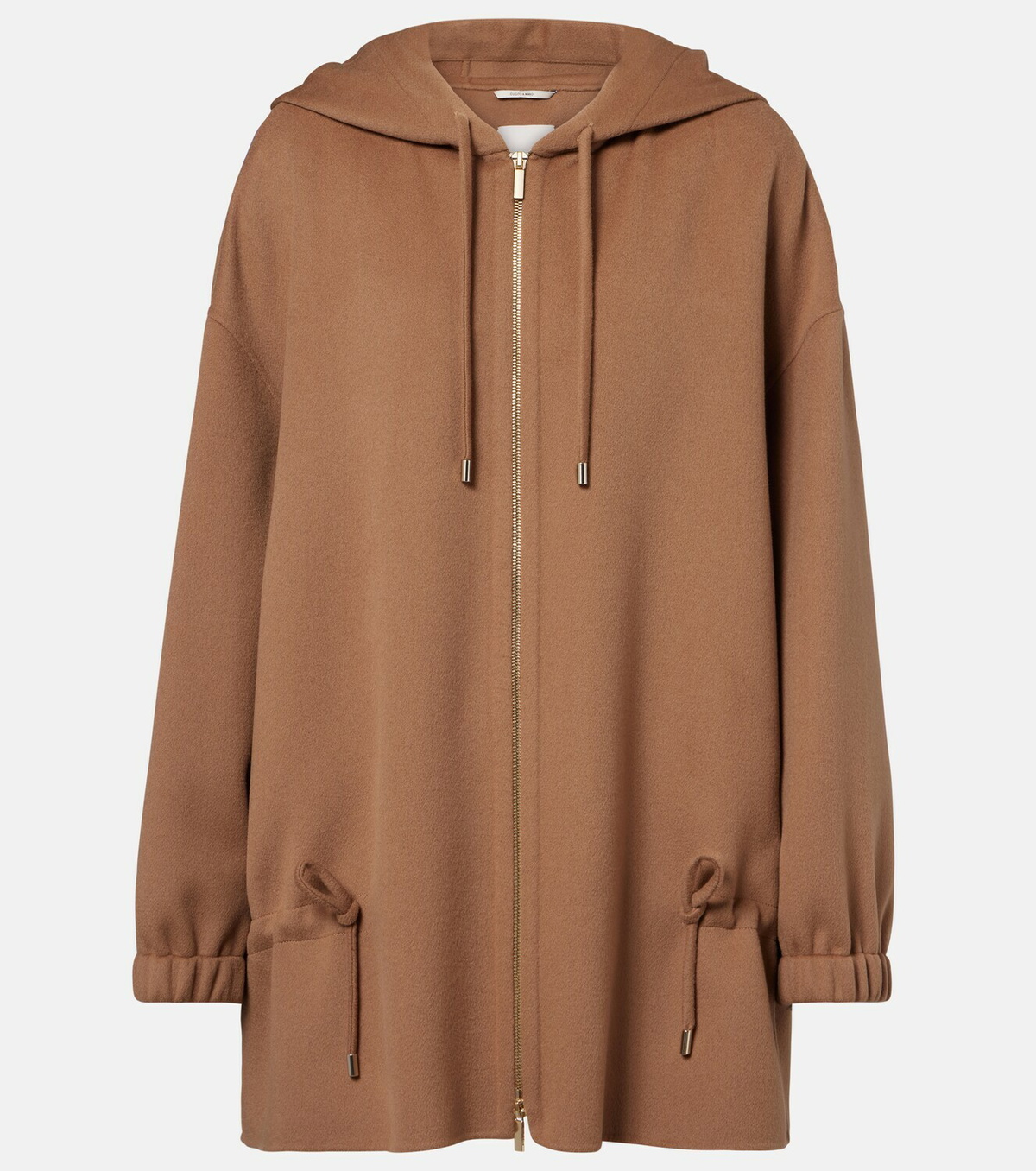 'S Max Mara Hooded virgin wool jacket