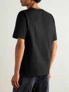 Valentino Garavani - Printed Cotton-Jersey T-Shirt - Black
