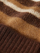 The Elder Statesman - Striped Cashmere Beanie