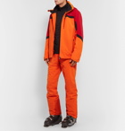Kjus - Speed Reader Colour-Block Hooded Ski Jacket - Orange