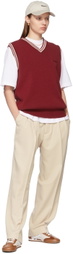 Manors Golf Beige Polyester Trousers