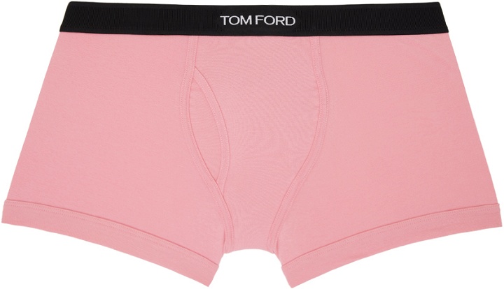 Photo: TOM FORD Pink Jacquard Boxers