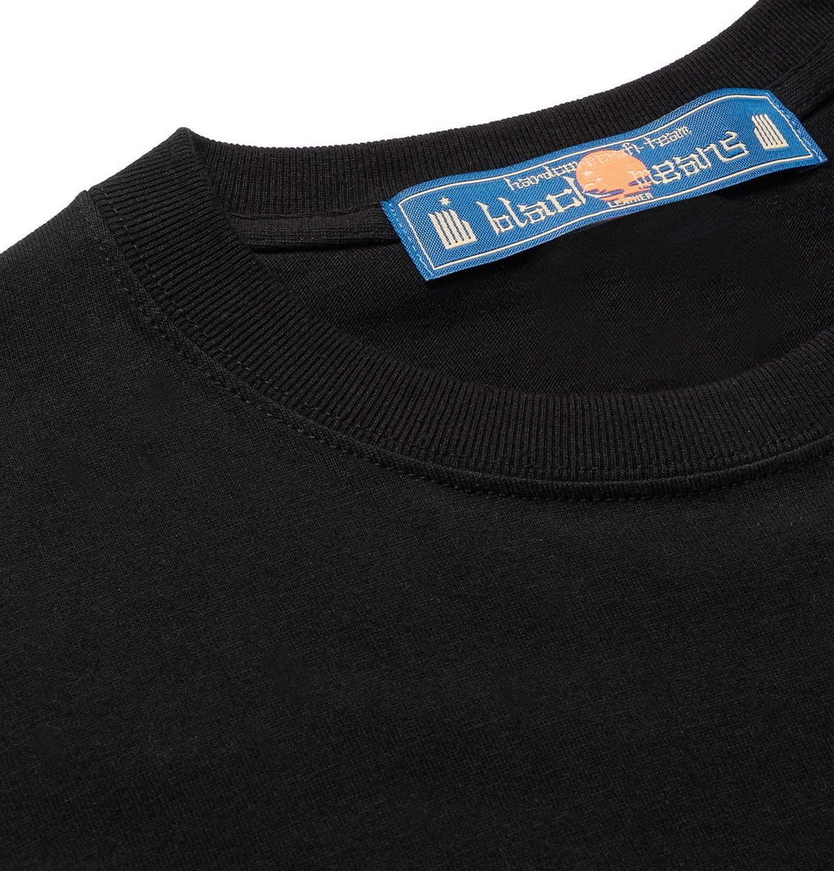 Blackmeans - Printed Cotton-Jersey T-Shirt - Black