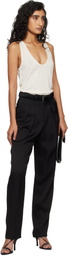 Loulou de Saison Black Alio Pleated Trousers