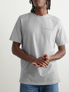 Pop Trading Company - Floor Island Logo-Print Cotton-Jersey T-Shirt - Gray