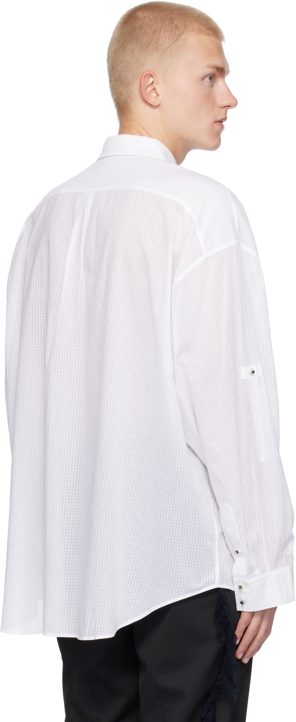 GmbH White Oversized Shirt