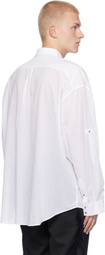 GmbH White Oversized Shirt