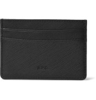 A.P.C. - Cross-Grain Leather Cardholder - Black