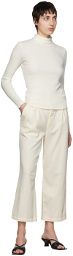 LACAUSA Off-White Lola Trousers
