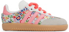 adidas Kids Baby Multicolor Liberty London Edition Samba OG Elastic Lace Sneakers