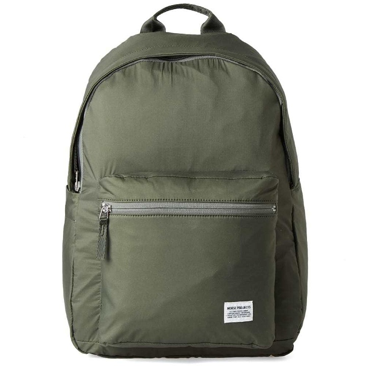 Photo: Norse Projects Louie Ripstop Backpack Green