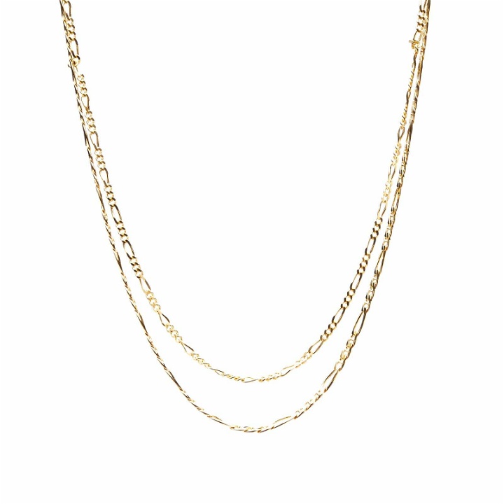 Photo: Missoma Women's Filia Double Chain Necklace in Gold 