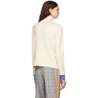 Calvin Klein 205W39NYC White Half-Zip Sweater