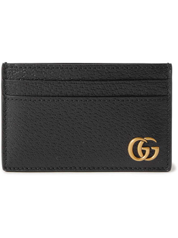 Photo: GUCCI - GG Marmont Full-Grain Leather Cardholder