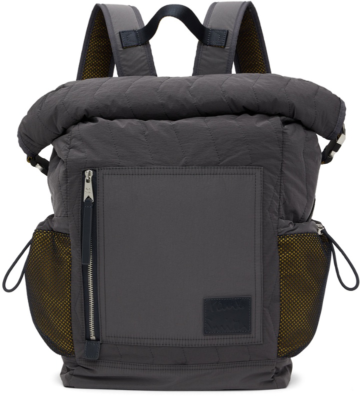 Photo: Paul Smith Gray Roll Top Backpack