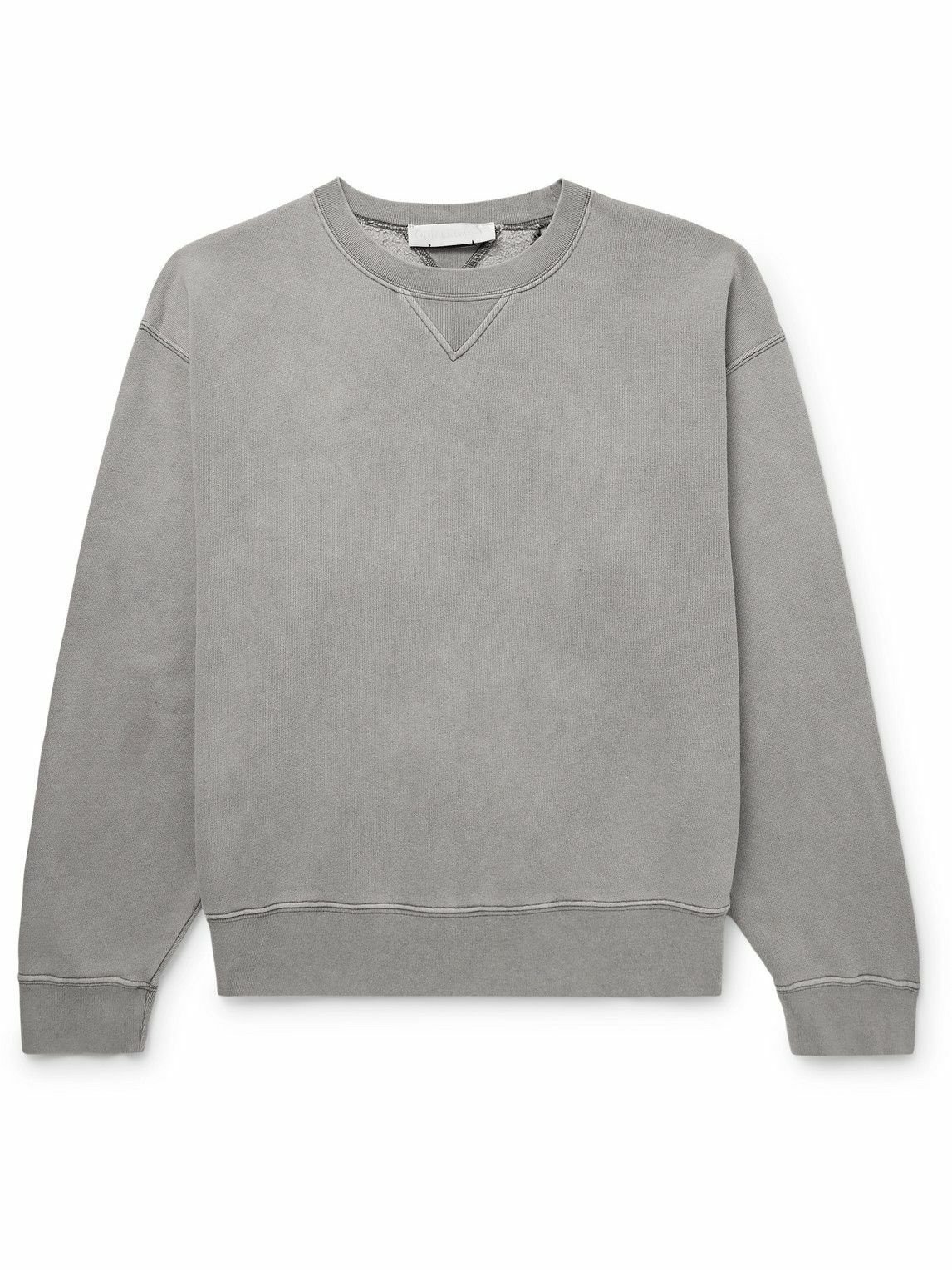 Photo: Our Legacy - Perfect Cotton-Jersey Sweatshirt - Gray