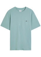 C.P. Company Logo-appliquéd Cotton T-shirt Silver
