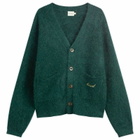 Bound Men's Parker Alpaca Cardigan in Bottle Green