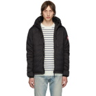 Canada Goose Black Down Lodge Hooded Jacket
