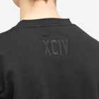 GCDS Men's Velvet Logo Crew Sweat in Nero