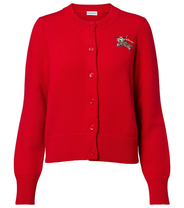Photo: Burberry Sienna EKD wool and cashmere cardigan