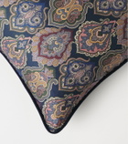 Etro Printed cotton cushion