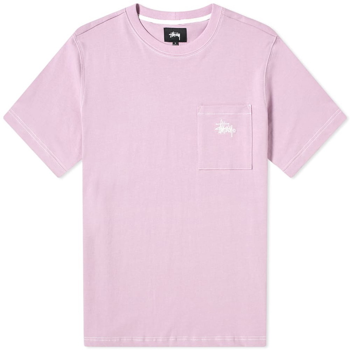 Photo: Stussy Stock Pocket Crew Tee