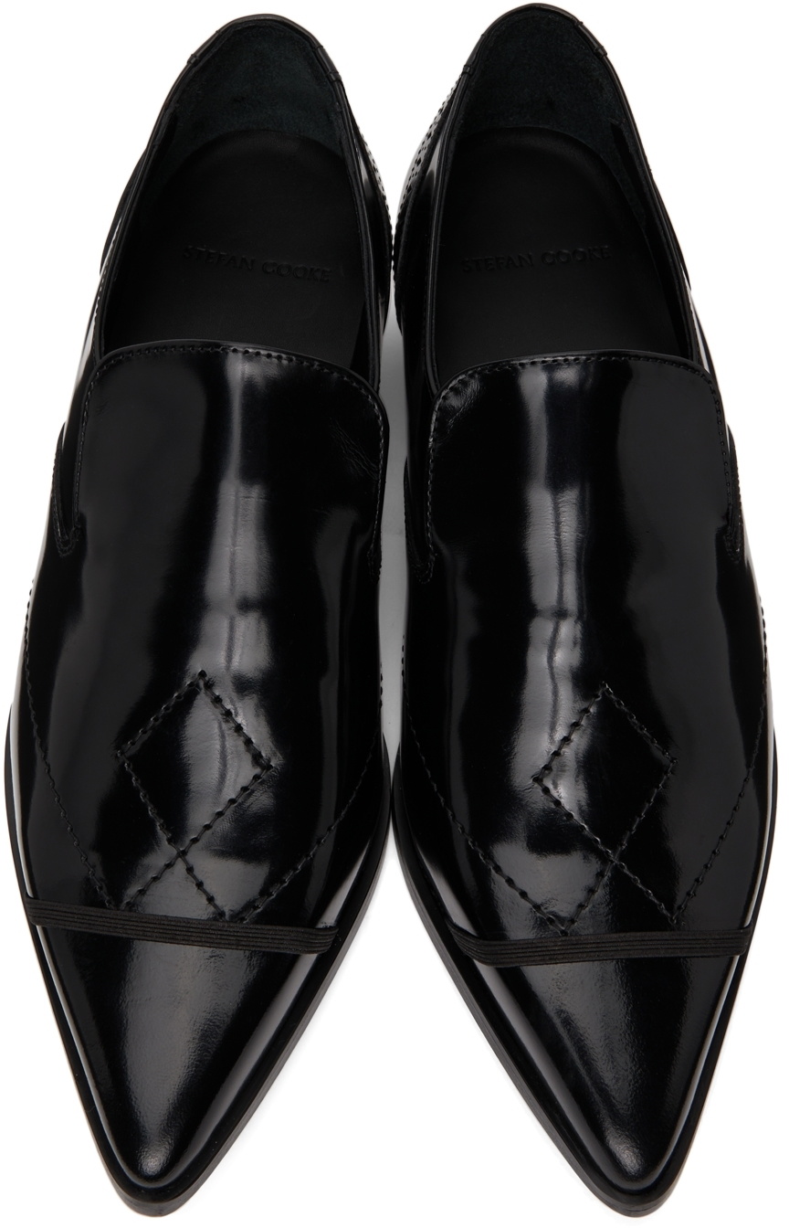 Stefan Cooke Black Pointy Single Loafers Stefan Cooke