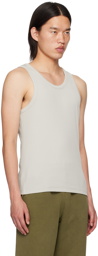 Entire Studios Taupe Rib Tank Top