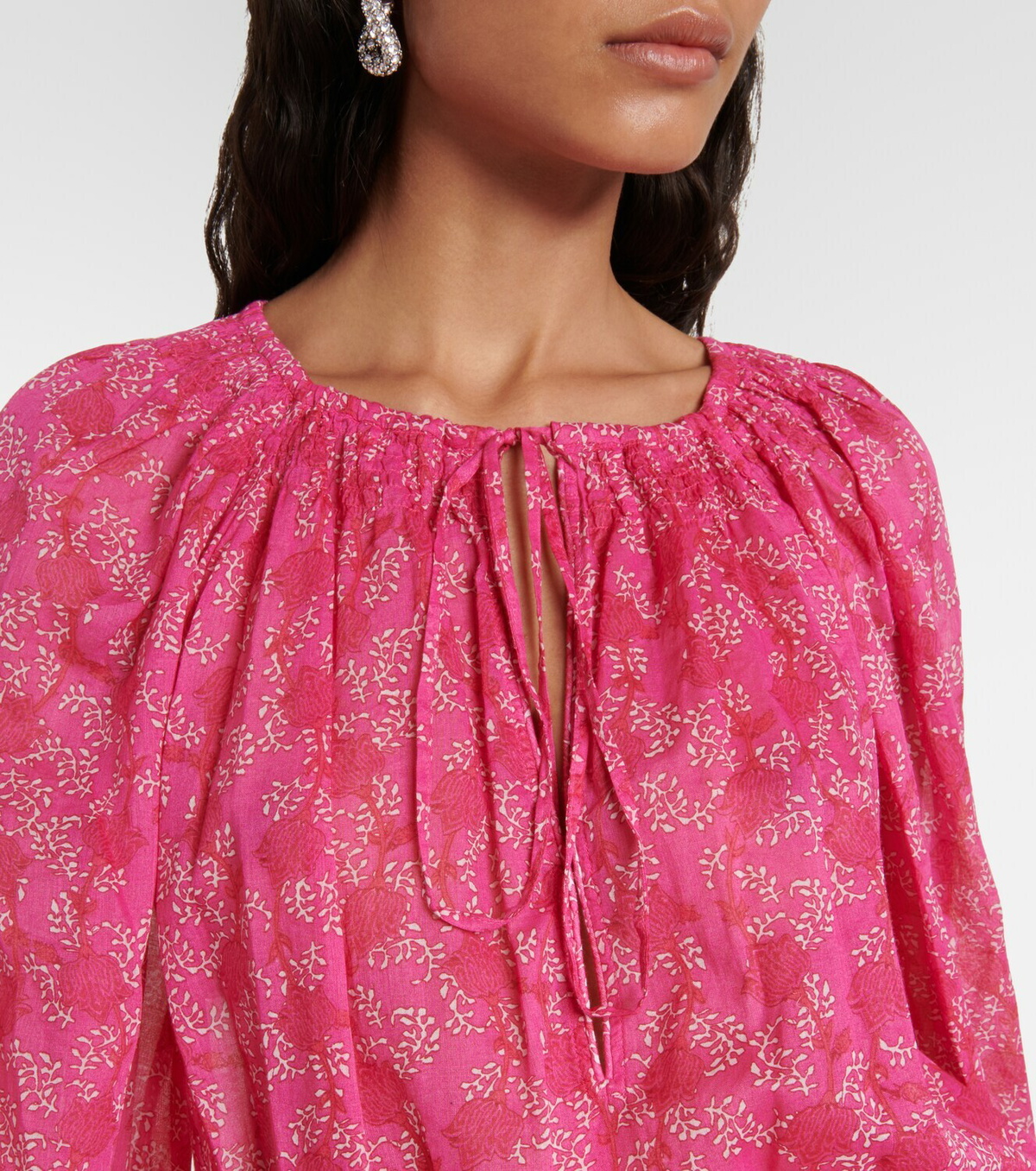 Marant Etoile Purple Cotton Casual Dress main image 1