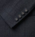 Officine Generale - Navy Prince of Wales Checked Cotton and Linen-Blend Blazer - Navy