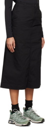 Snow Peak Black Takibi Chino Maxi Skirt