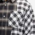 Dime Men's Triple Plaid Shirt in Black