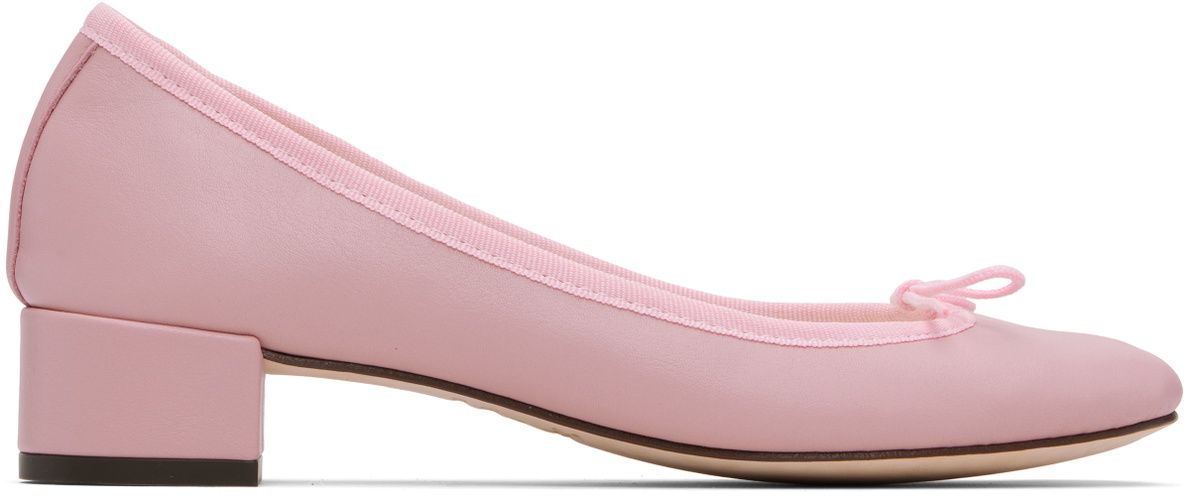 Repetto SSENSE Exclusive Pink Camille Heels