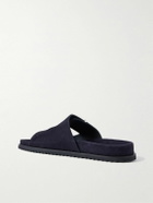 Mr P. - Suede Sandals - Blue