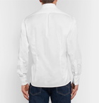 Brunello Cucinelli - Slim-Fit Button-Down Collar Cotton-Poplin Shirt - Men - White