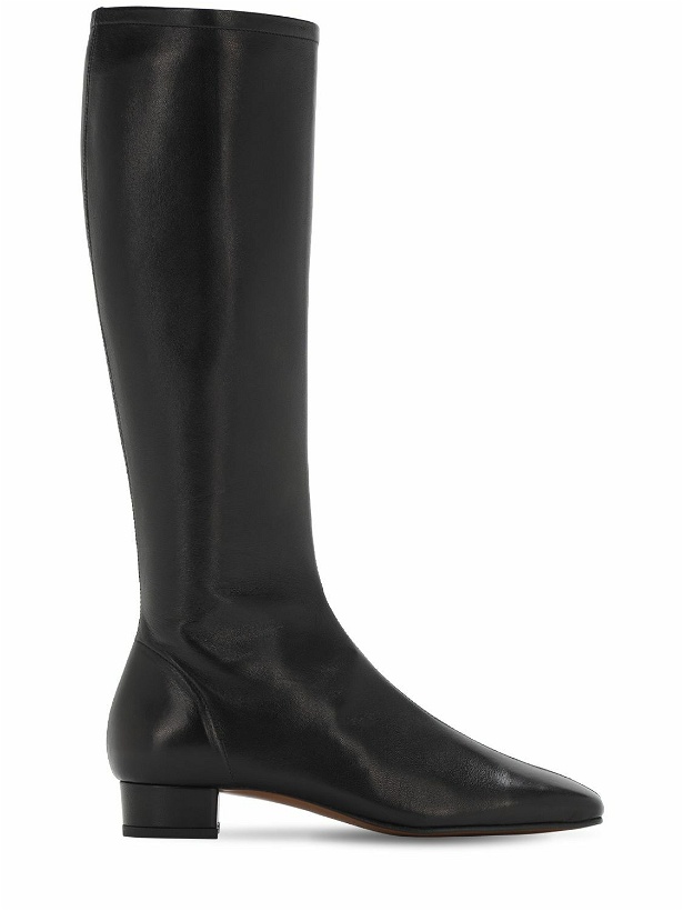 Photo: BY FAR 30mm Edie Leather Tall Boots