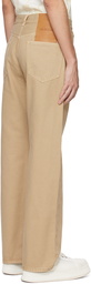 JACQUEMUS Beige Les Classiques 'Le de-Nîmes Droit' Jeans