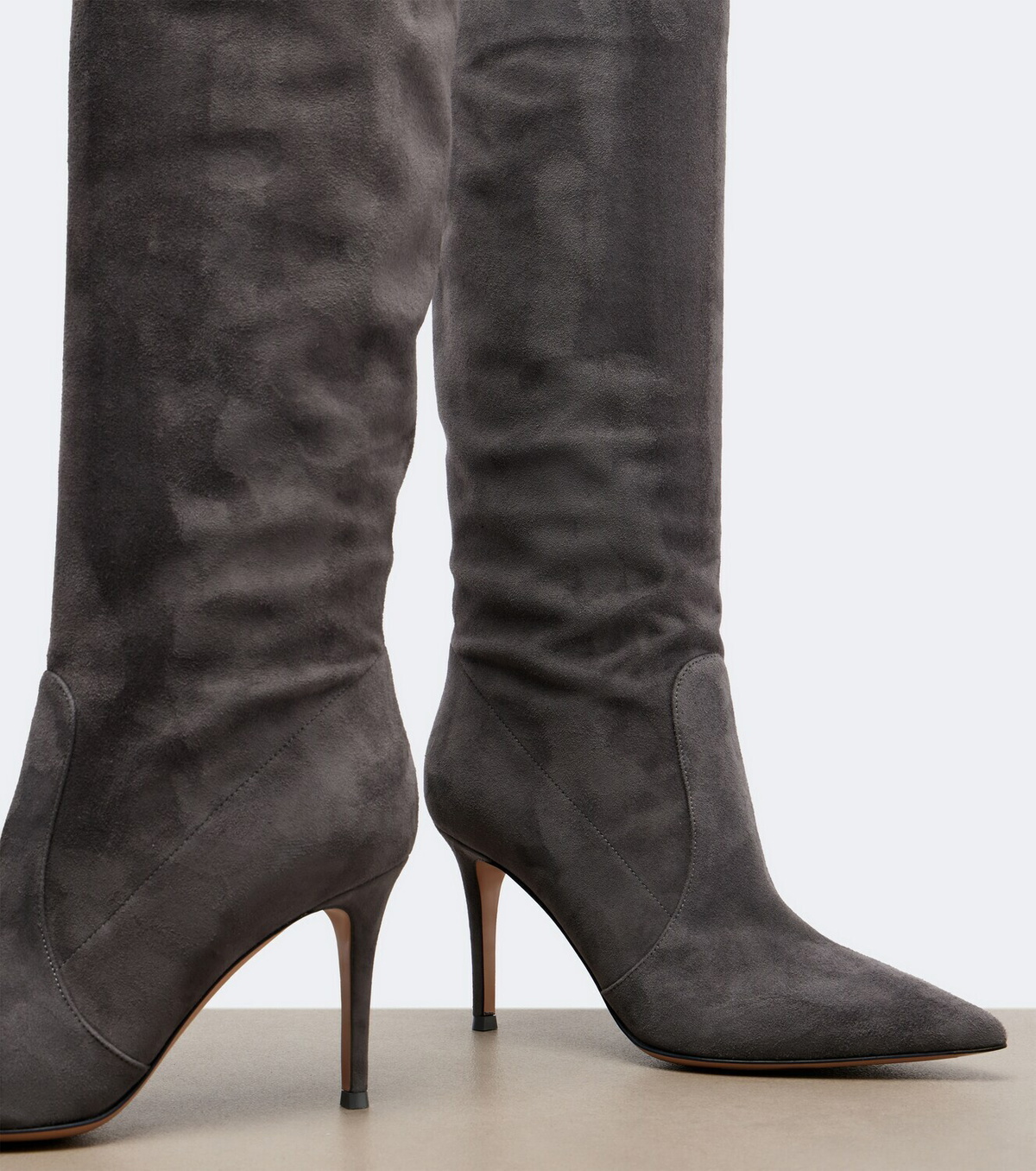 Gianvito Rossi Hansen suede knee-high boots