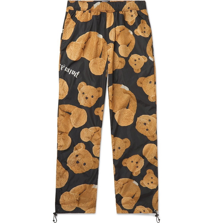 Photo: Palm Angels - Printed Shell Track Pants - Black