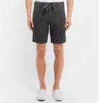 Hartford - Slub Linen Drawstring Shorts - Men - Gray