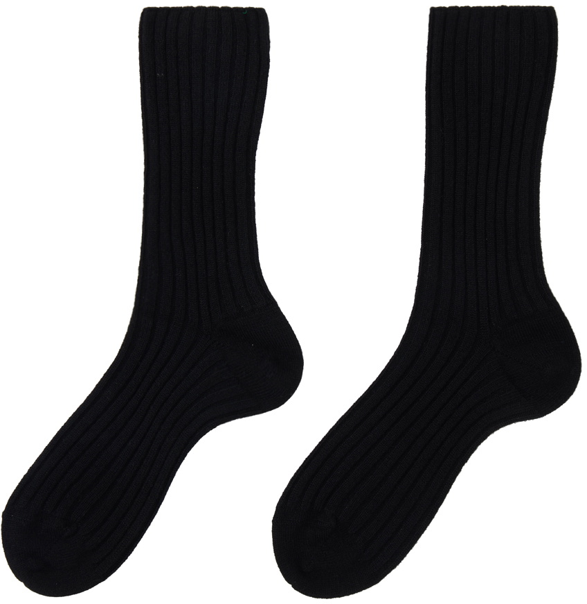 The Row Black Calf Socks The Row