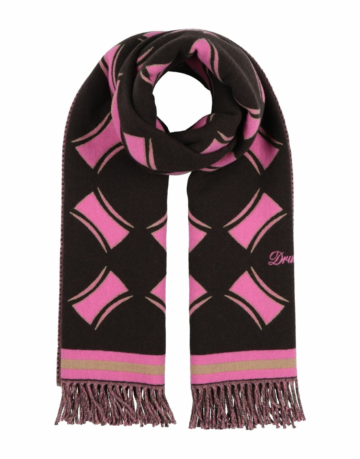 Drumohr Womens Scarf in Camel