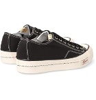visvim - Skagway Leather-Trimmed Canvas Sneakers - Black