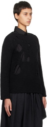 Black Comme des Garçons Black Distressed Sweater