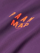MAAP - P.A.M. Logo-Print Nylon-Ripstop Hooded Cycling Jacket - Purple