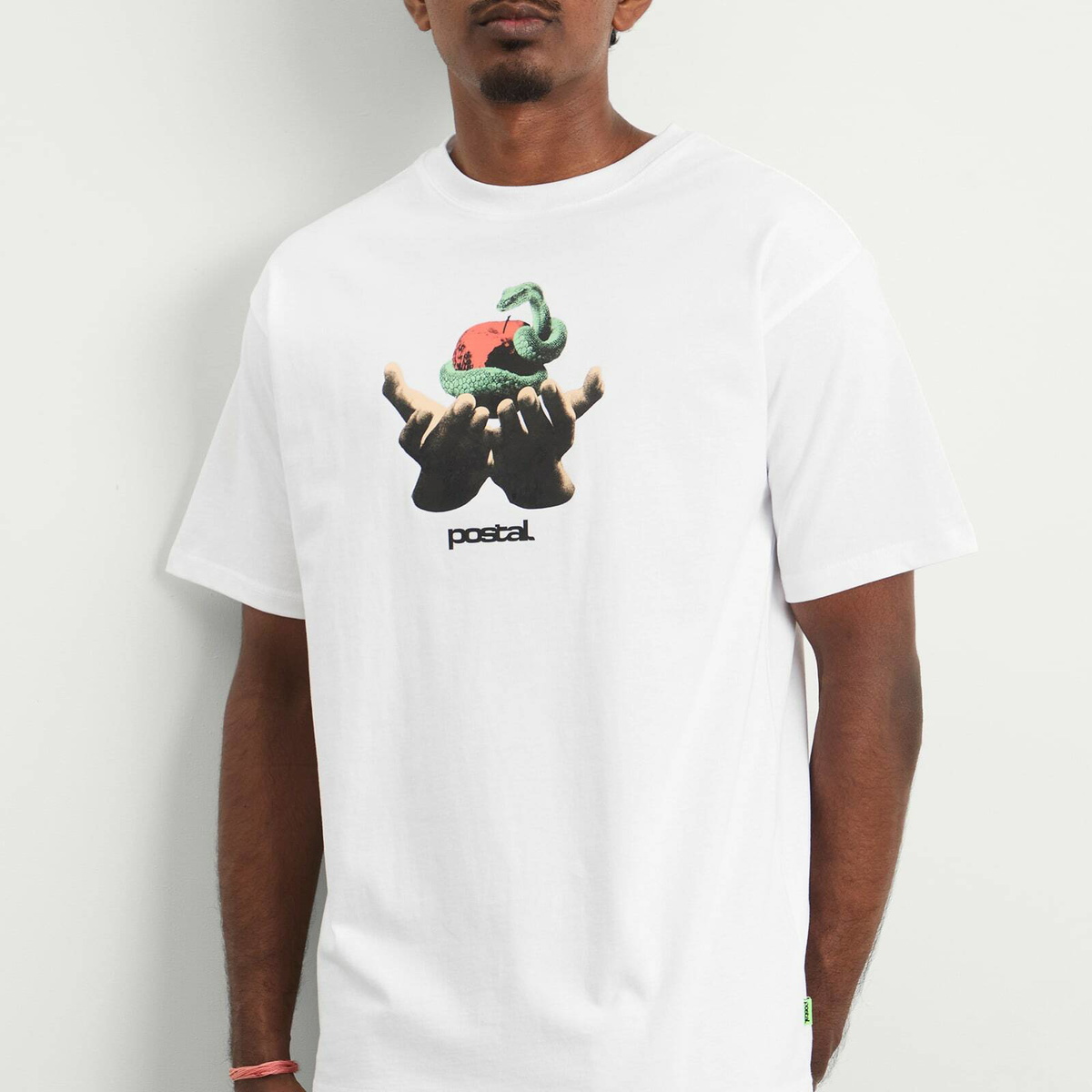 POSTAL Men's Forbidden Fruit T-Shirt in White