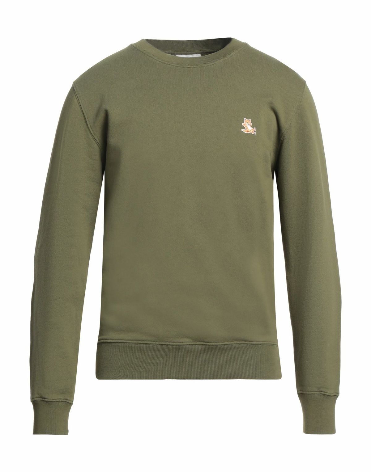 Maison Kitsuné Mens Sweatshirt Military in Green